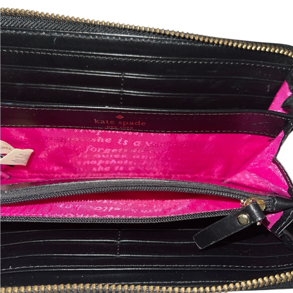 KATE SPADE HAUTE STUFF HOLA PIÑATA FULL ZIP WALLET - Picture 6 of 6